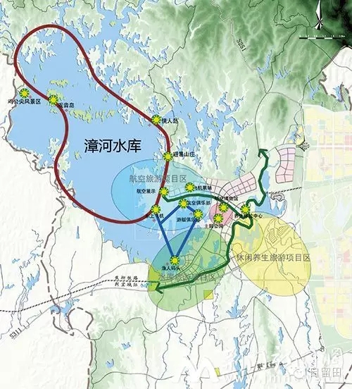 航空新城商圈位于漳河新区中部,规划范围西起漳河水库东南岸,东至烂泥